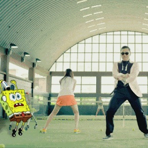 Bob l'éponge en mode Gangnam Style
