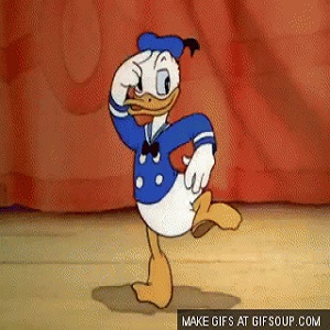 Donald Duck danse