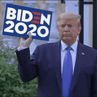 Donald Trump supporter de Joe Biden