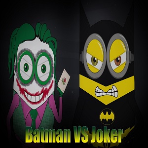 Minions Batman vs Joker