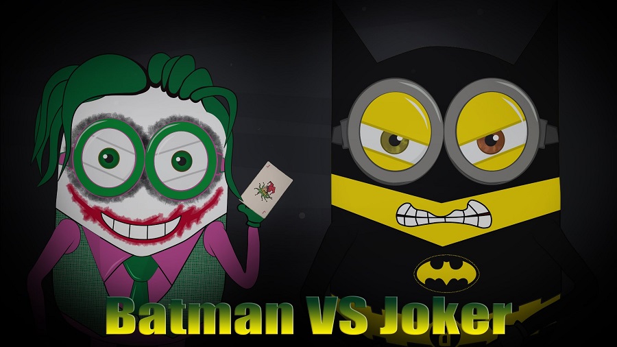 Minions Batman vs Joker