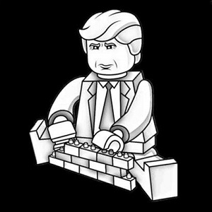 Donald Trump et son mur Lego