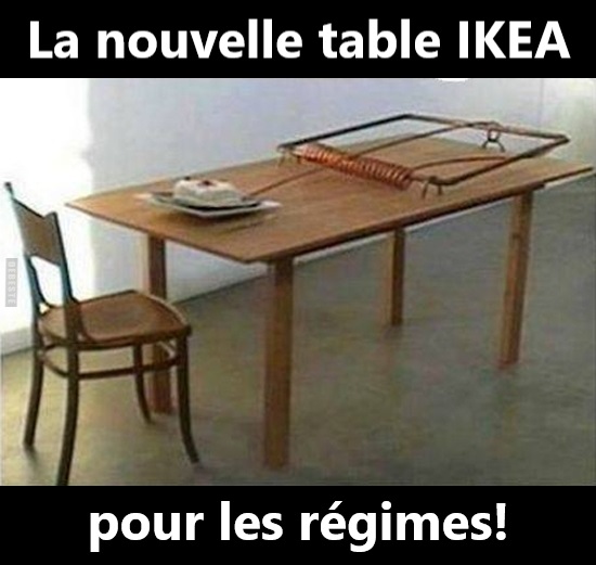 Nouvelle table ikea