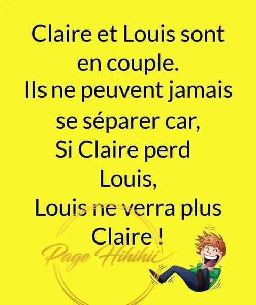 Blague Claire et Louis
