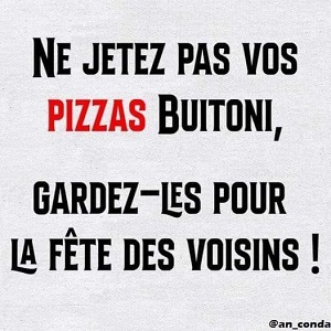 Humour Pizza Buitoni
