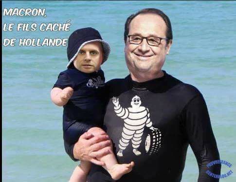 Macron fils caché de Hollande