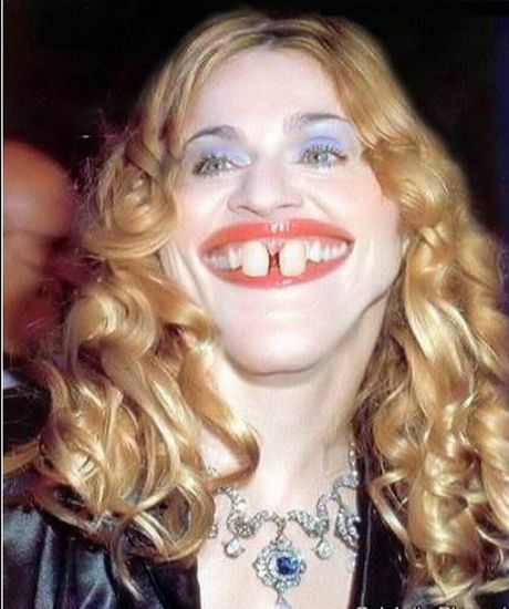 Madonna grande bouche